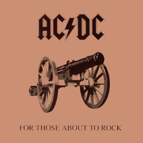 Cover of 'For Those About To Rock' - AC/DC